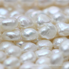 Brins de perles d&#39;eau douce baroque de 10 à 11 mm, trou percé, E190013